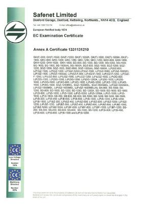 Certificado de exame CE para centrífuga (Página 2)